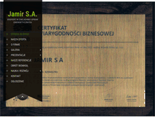 Tablet Screenshot of jamir.pl